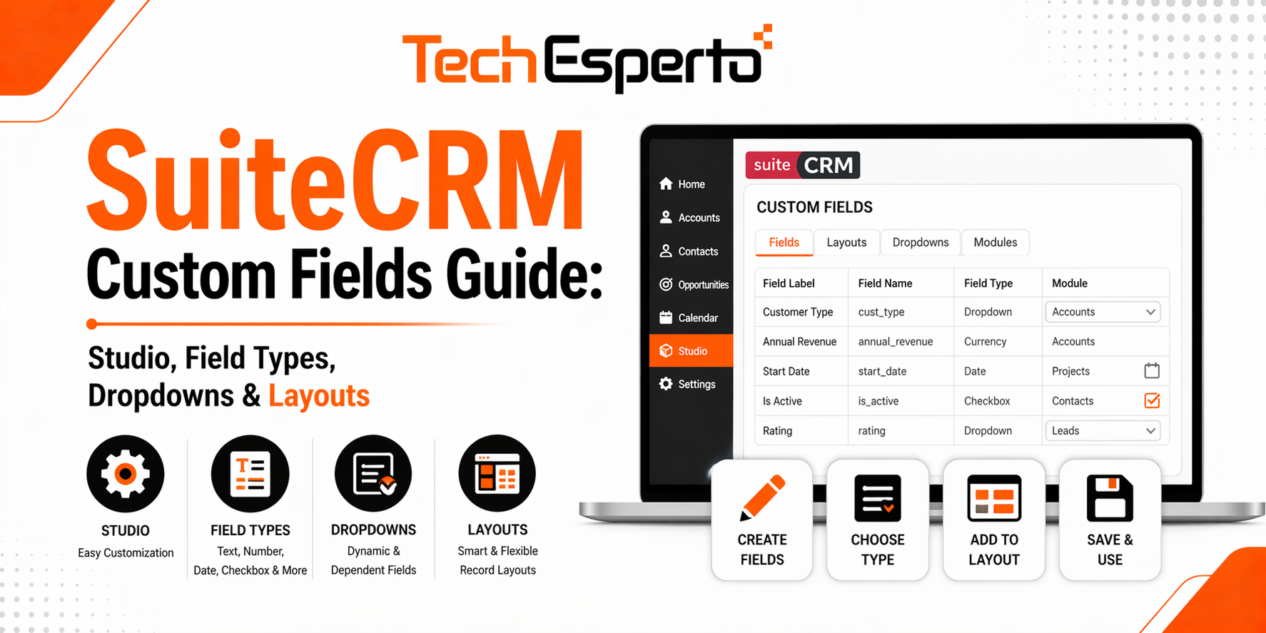 SuiteCRM Custom Fields Guide