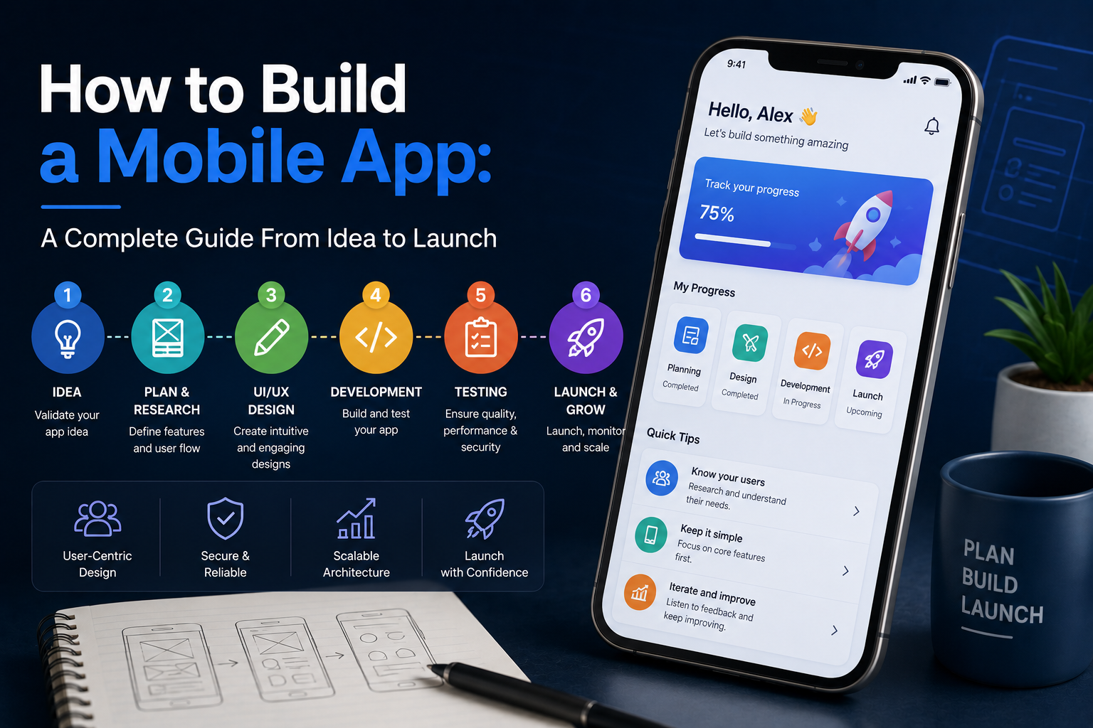 How to Build a Mobile App A Complete Guide From Idea to Launch