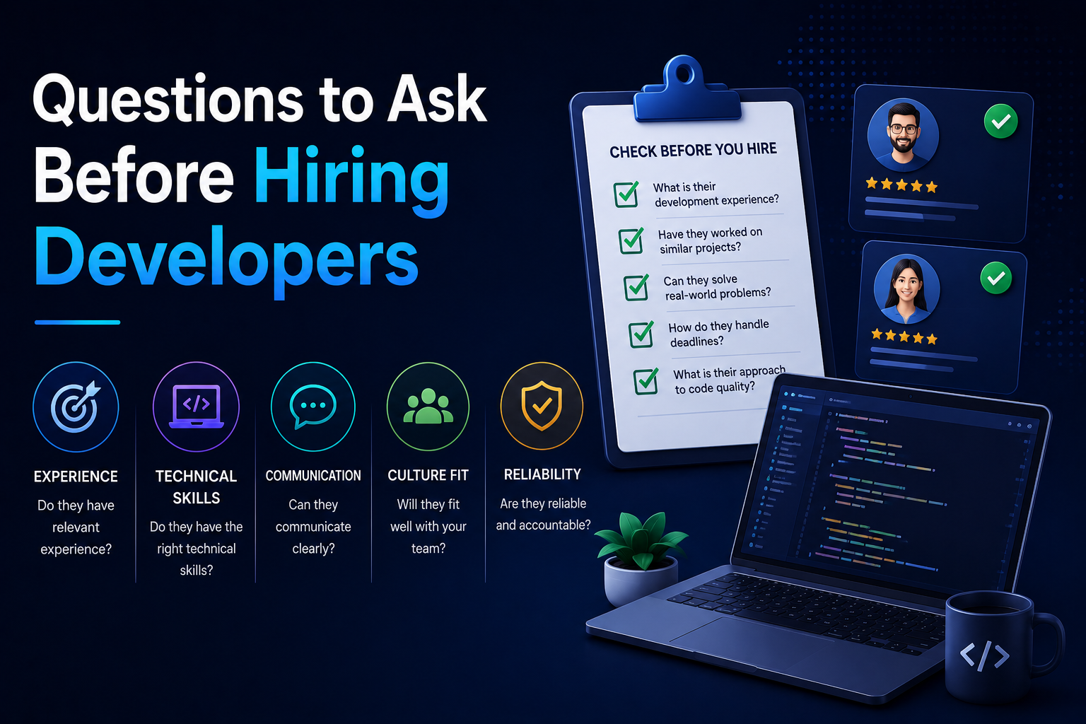 Questions to Ask Before Hiring Developers